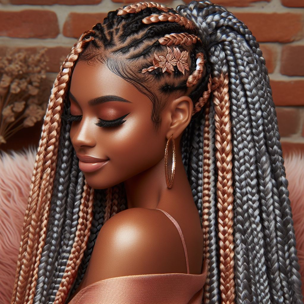 Cornrows with Extensions