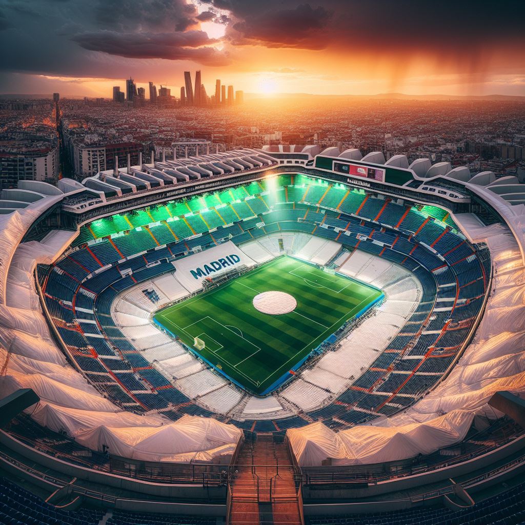 Why is the Lower Tier of the Bernabeu Covered?